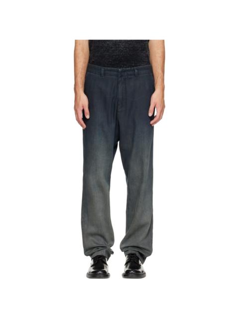 Diesel Navy D-Tylor Regular Mid-Waist Jeans