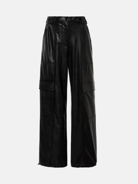 SIMKHAI Luxe faux-leather 바지