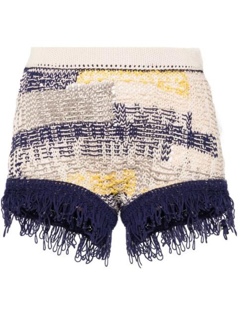 Sportmax Cotton knitted shorts
