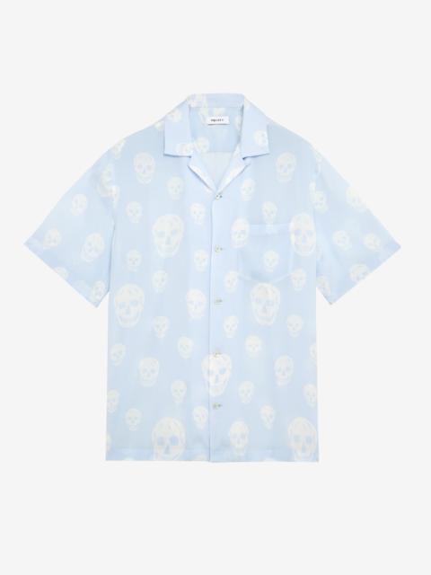 Alexander McQueen Skull Print Hawaiian Shirt