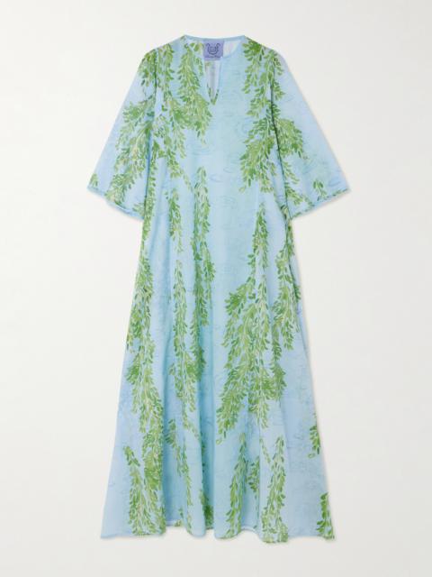 Thierry Colson Rachel Printed Cotton-voile Kaftan