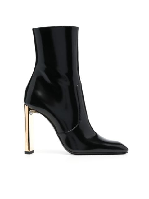 SAINT LAURENT Saint Laurent Jill 75 Leather Ankle Boots