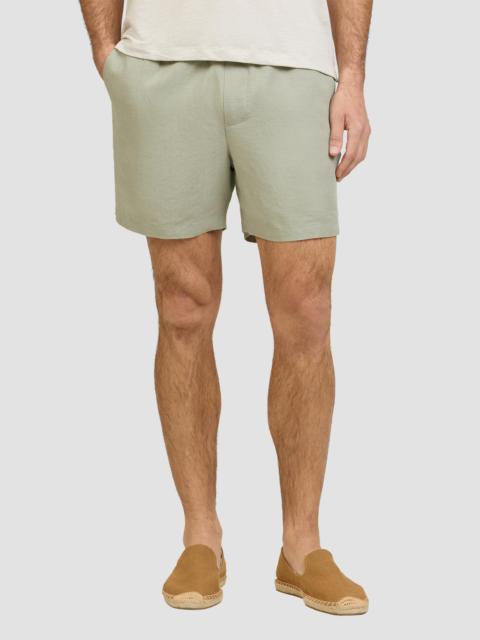 onia Men's Air Linen-Blend Shorts - Elm