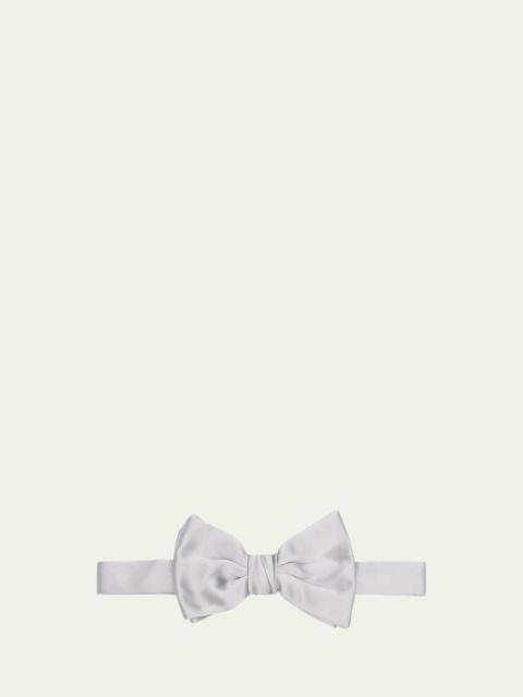 GIORGIO ARMANI Men's Solid Silk Bow Tie
