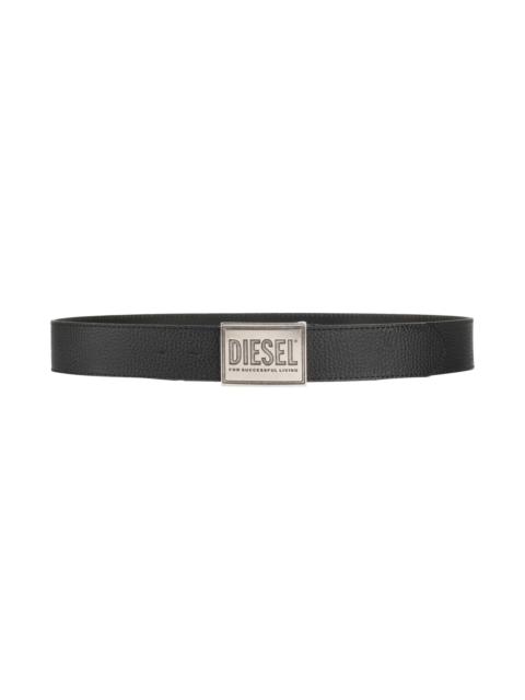 Diesel Black Men's Leather Belt