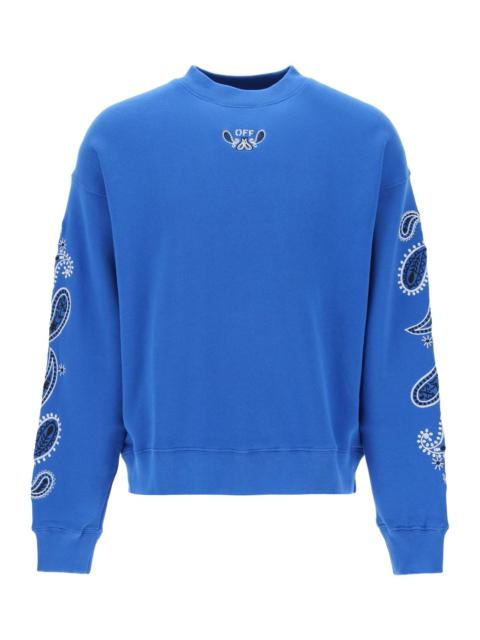 "ARROW BANDANA CREWNECK SWEAT