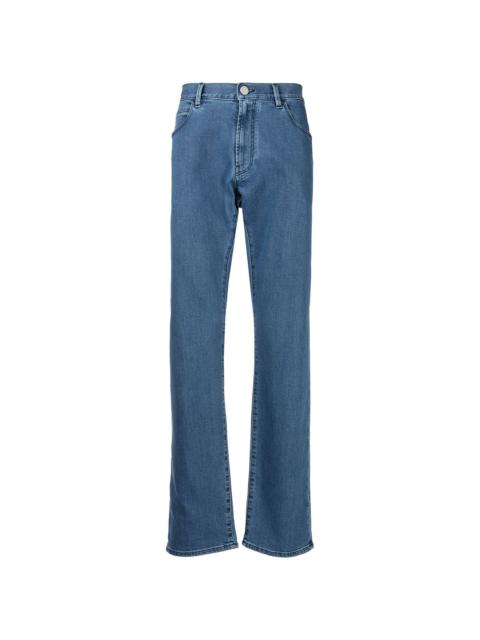 straight-leg jeans