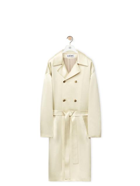 Loewe Trench coat in technical satin