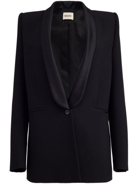 KHAITE The Helio shawl-lapels blazer