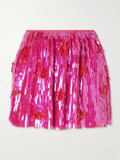 Dries Van Noten Sequined Mini Skirt