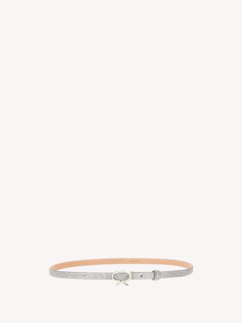Gianvito Rossi CRYSTAL RIBBON BELT