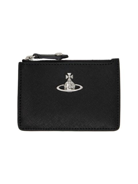 Vivienne Westwood Black Slim Long Card Holder