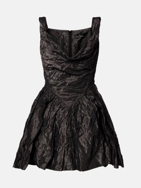 Mini Sunday draped corset dress