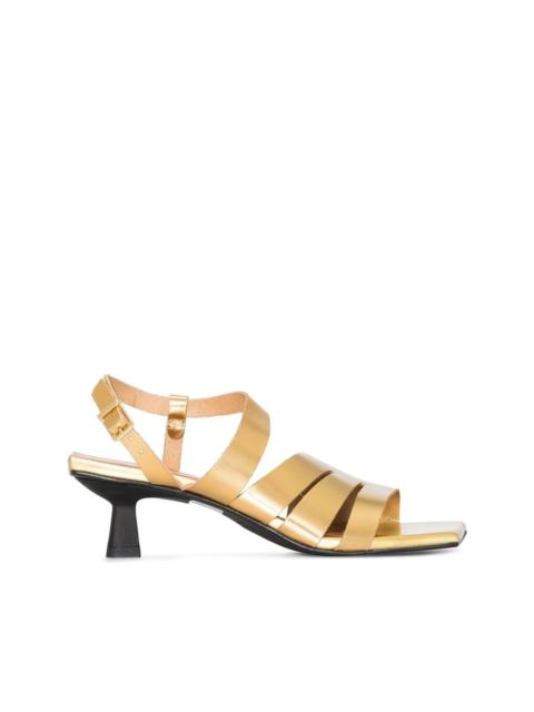 GANNI XX square-toe sandals