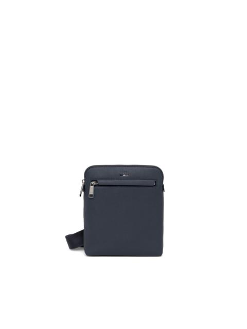 BOSS logo-debossed messenger bag