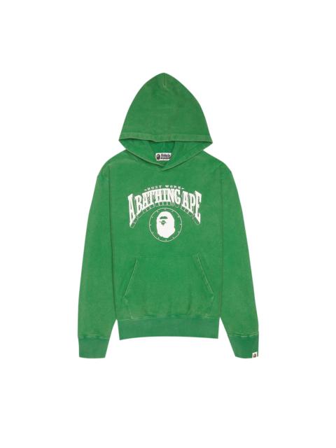 BAPE Washed Relaxed Fit Hoodie 'Green'