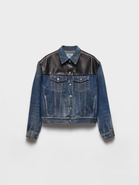 PRADA＊Cropped canvas jacket クロップドジャケット＊送料込 Prada Cropped canvas jacket | REVERSIBLE