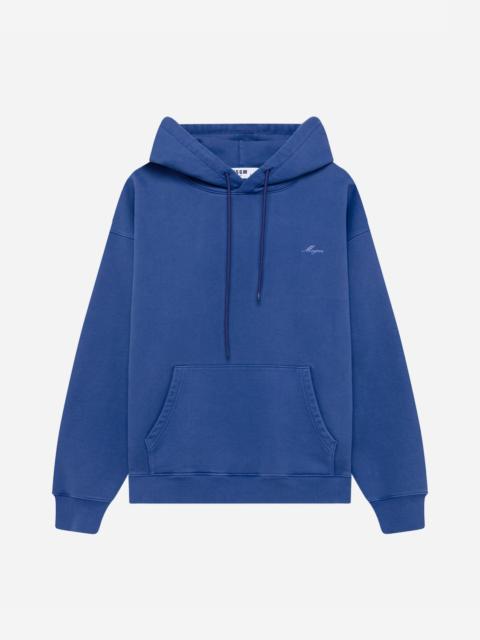 MSGM Hooded sweatshirt with embroidered logo