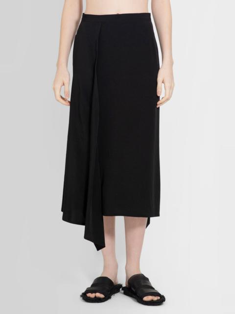 Yohji Yamamoto Tucked-Skirt