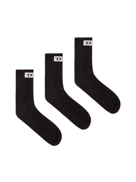 Diesel SKM-D-DIVISION-MID-CUT-CUSHIONED-SOCKS