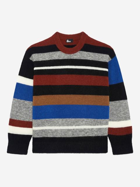 The Kooples WOOL BLEND SWEATER WITH MULTICOLORED STRIPES