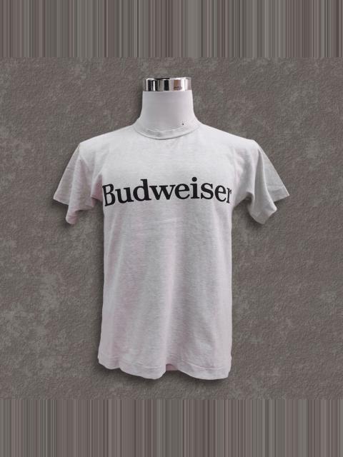 Other Designers Budweiser × Vintage - Vintage 80s BUDWEISER Spell Out Roundneck T-shirt