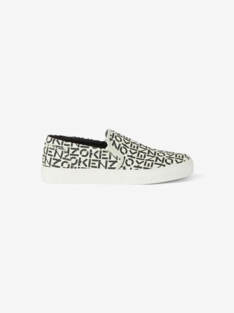 KENZO K-Skate Monogram laceless trainers