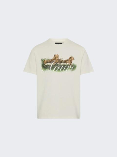 AMIRI Cheetah Logo T-Shirt Alabaster