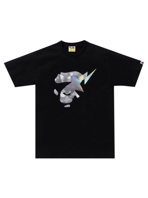 BAPE City Camo Ape Face Sta Tee 'Black'