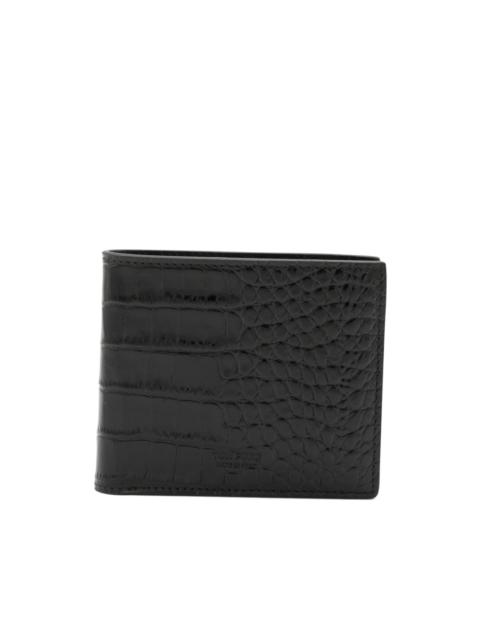 TOM FORD crocodile-effect wallet