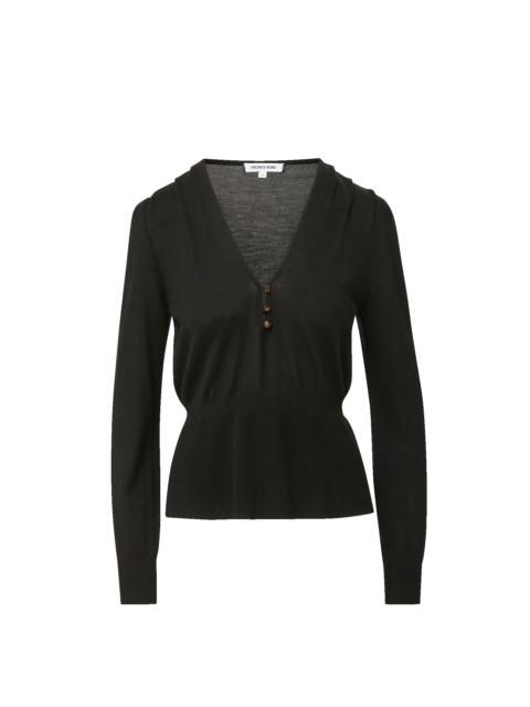 VERONICA BEARD ZAINEN MERINO WOOL PULLOVER