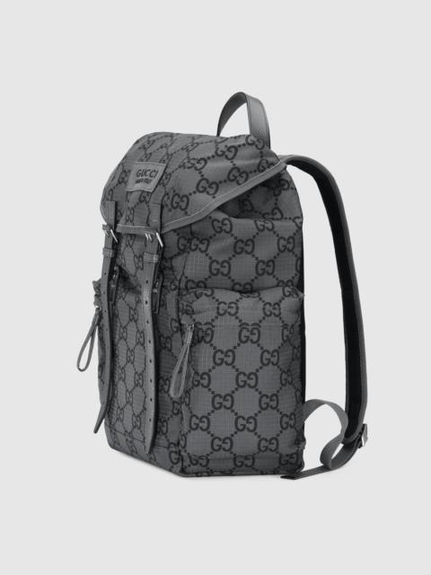GUCCI Large GG ripstop backpack