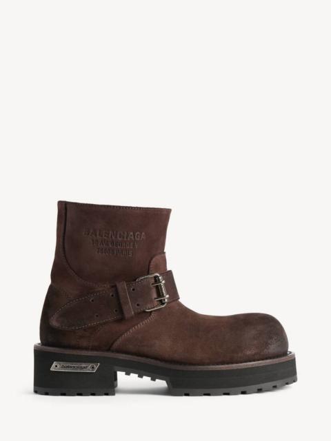 BALENCIAGA Women's Venom Mini Bootie in Light Espresso