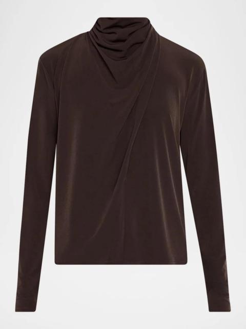 Vince Draped Cowl Blouse