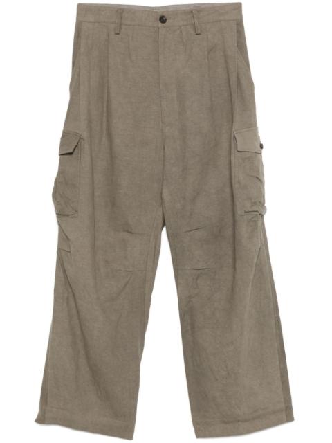 Ziggy Chen pleat-detail trousers