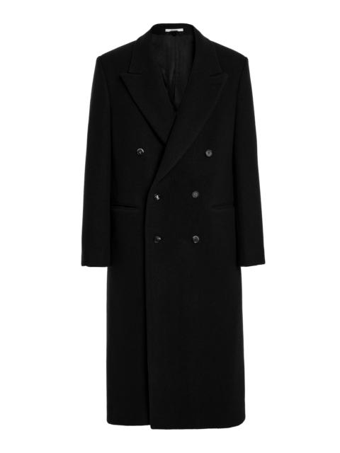 GABRIELA HEARST Brannick Coat in Black Double-face Recycled Cashmere
