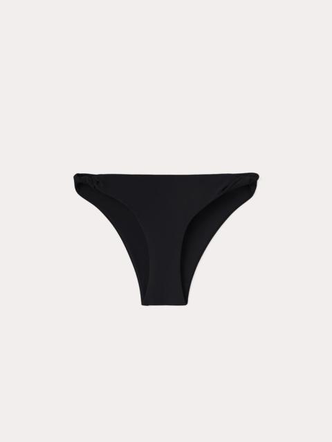 Twist-side bikini bottoms black