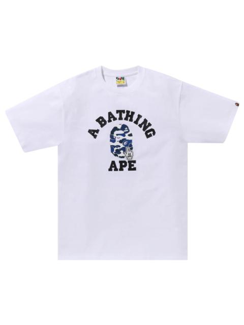 BAPE Camo Go Ape Pointer College Tee 'White'