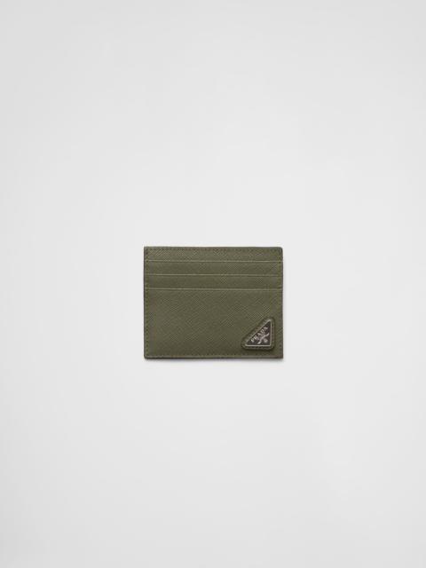 Saffiano leather card holder