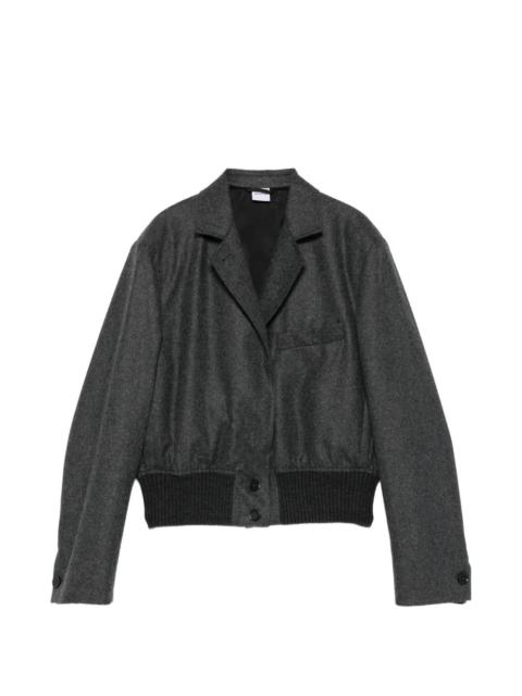 Aspesi ribbed-hem button-up jacket