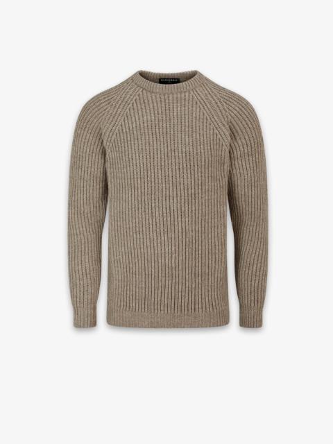 GLOVERALL Men's Fisherman Jumper Mushroom
