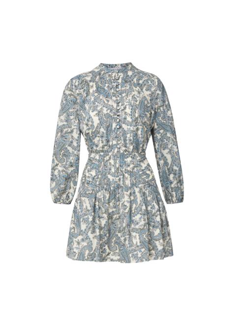 VERONICA BEARD RIVENDELL SILK-BLEND MINI DRESS
