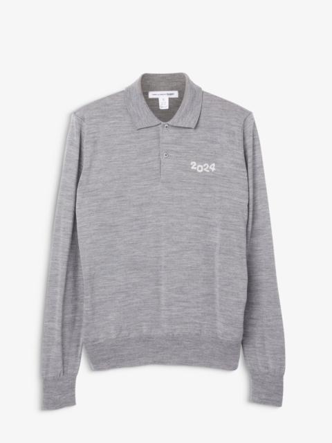 Comme des Garçons SHIRT Men's Knitted Polo Sweater