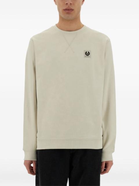 Belstaff logo-patch cotton sweatshirt