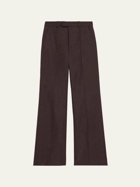 NILI LOTAN Etoile Virgin Wool Relaxed-Leg Pants