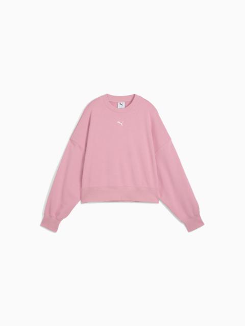 PUMA Wardrobe Essentials Women's Oversized Crew Sweatshirt
