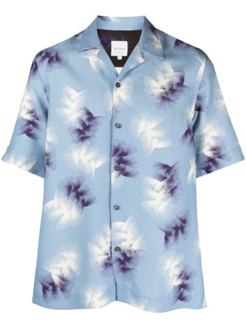 graphic-print short-sleeve shirt