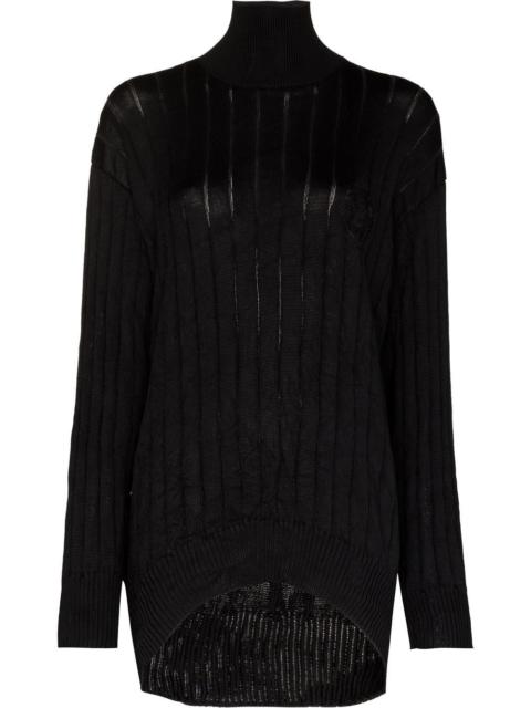BALENCIAGA rib-knit jumper