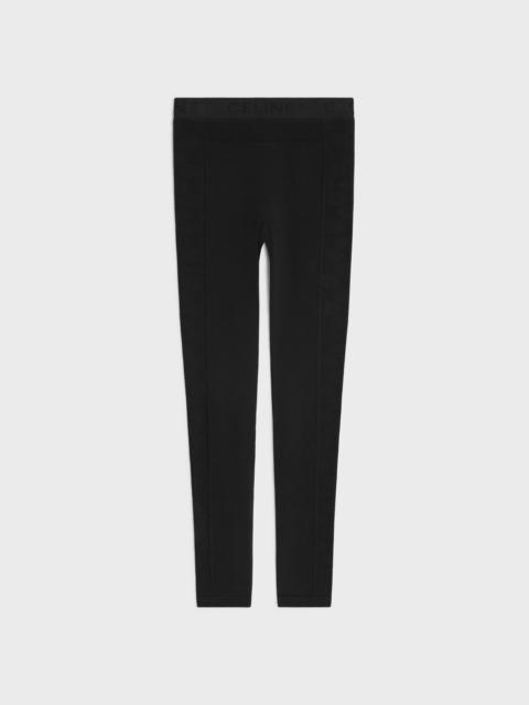 CELINE Triomphe leggings in athletic viscose