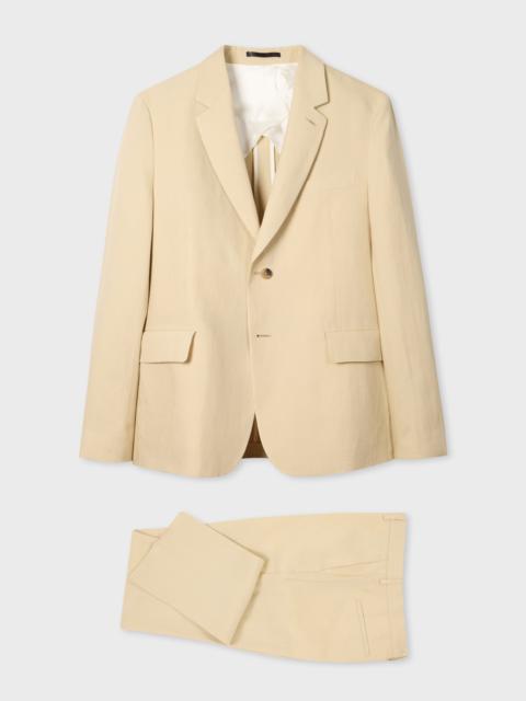 Paul Smith Ecru Linen Two-Piece Suit